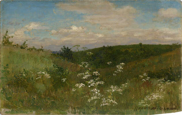 Переплетчиков Василий Васильевич. Летний пейзаж. Горки Зарайского уезда